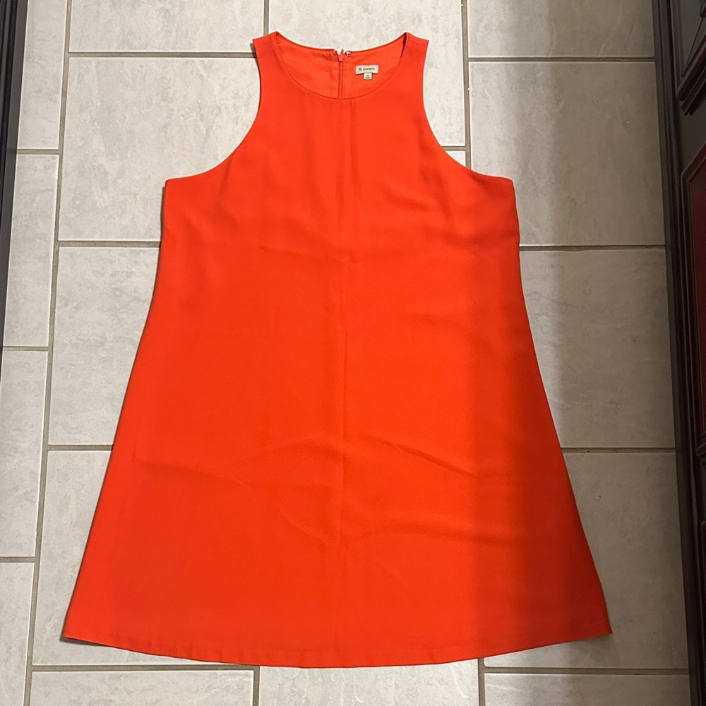 Daniel Cremieux Orange Sleeveless Dress